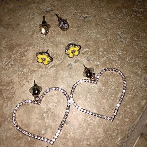 Assorted Earrings - 3 Pairs